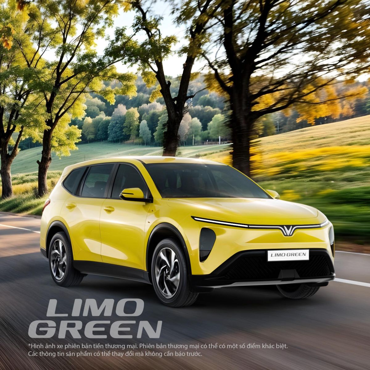 Vinfast Limo Green Màu Vàng tại Vinfast Minh Đạo Bình Dương